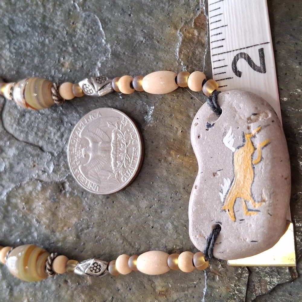 Stunning Handcrafted Stone & Bead Necklace Set - Picture 8 of 10